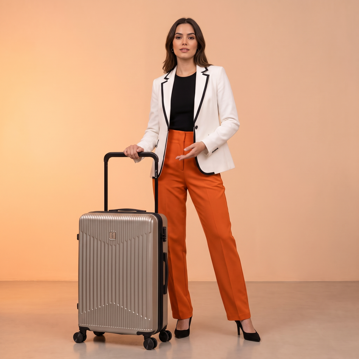 Maleta Bodega L (65 cm) ABS – Wide Trolley - Extensible y Cerradura TSA