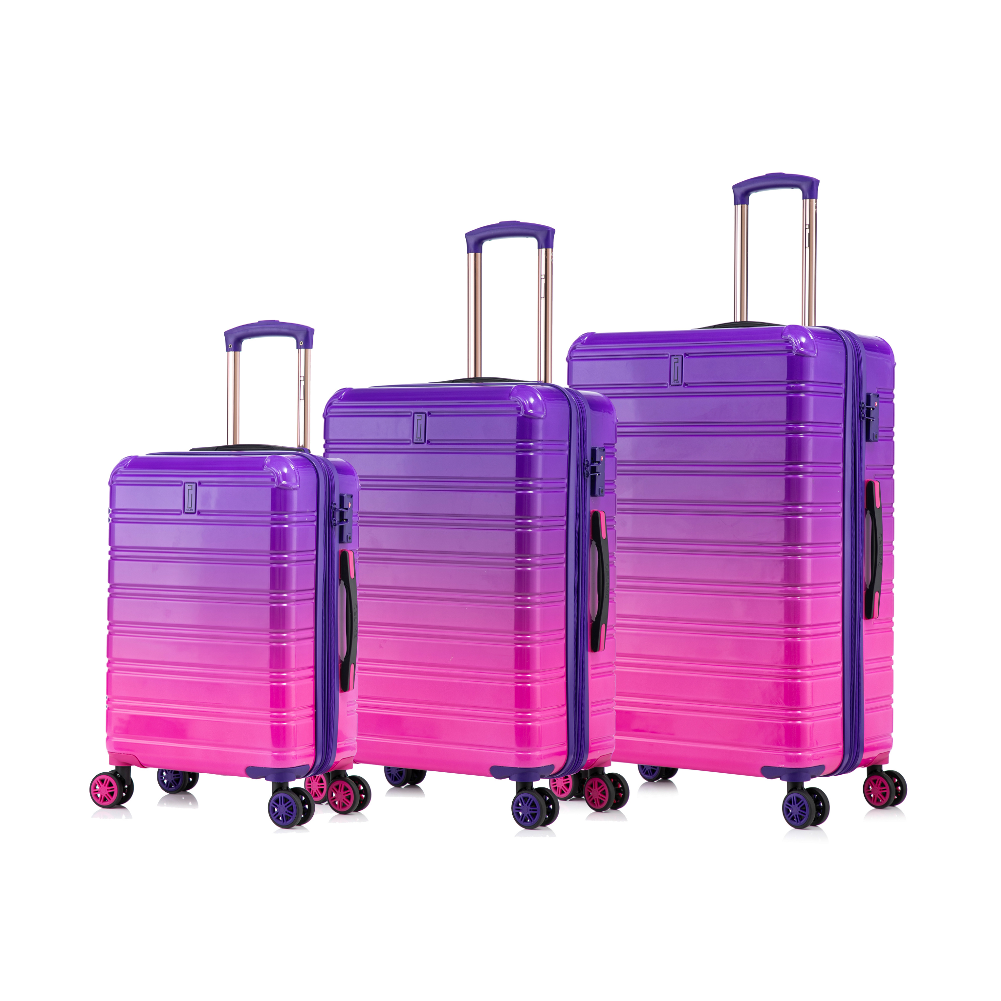 SET - 3er-Set Koffer - Polycarbonat (XL-75cm) (L-65cm) (S-55cm)