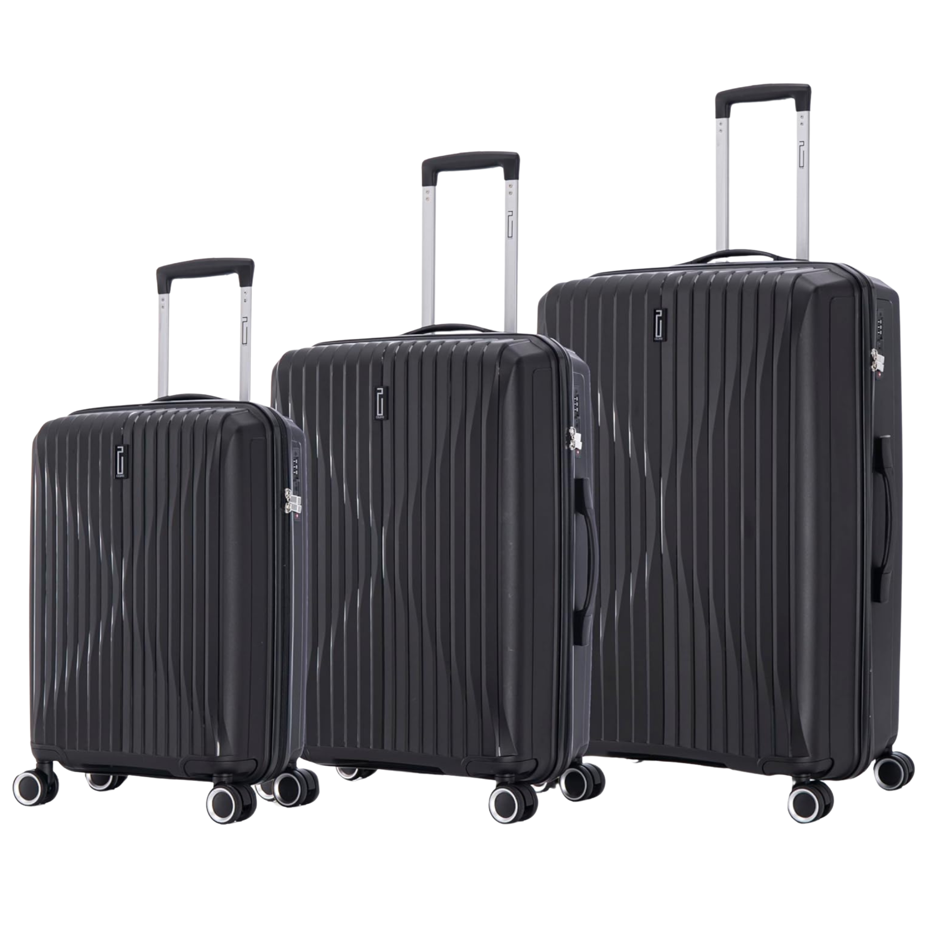 SET - 3er-Set Koffer - Polypropylen (XL-75cm) (L-65cm) (S-55cm)