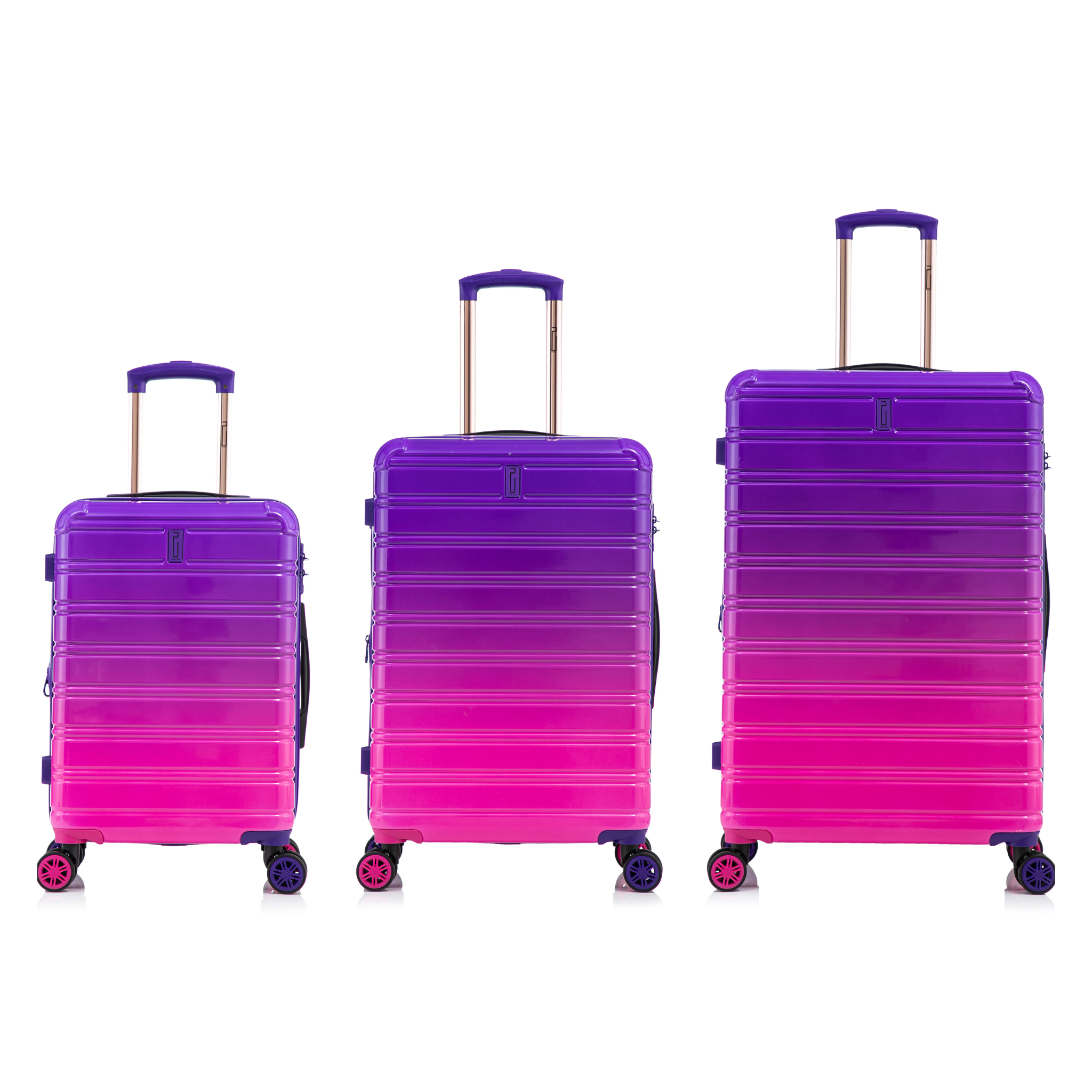 SET - 3er-Set Koffer - Polycarbonat (XL-75cm) (L-65cm) (S-55cm)