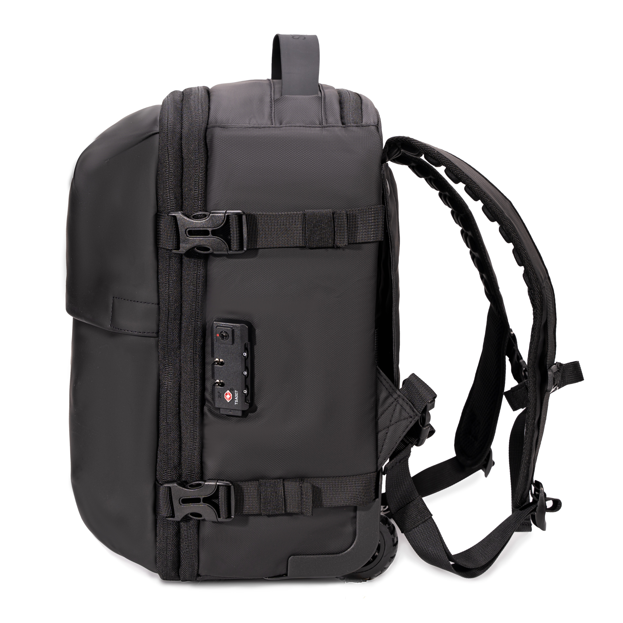 AirPlus Trolley – Sac à Dos Sous Vide 40x30x20 CELIMS avec Roues - Bagage à Main - Imperméable - Compartiment Ordinateur Amovible