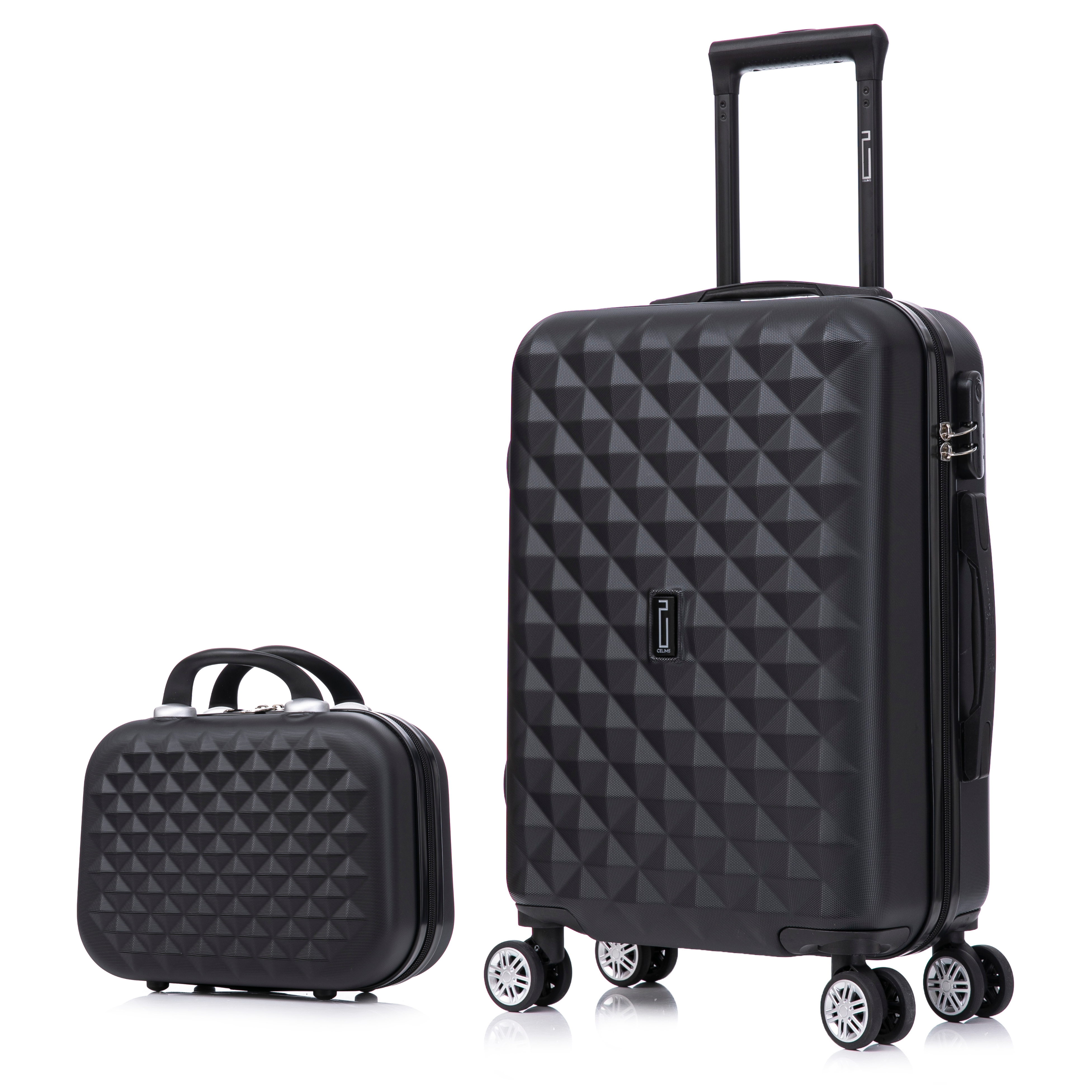Cabin Suitcase with Vanity Urban | Cabin Luggage | 55x40x20 | Black