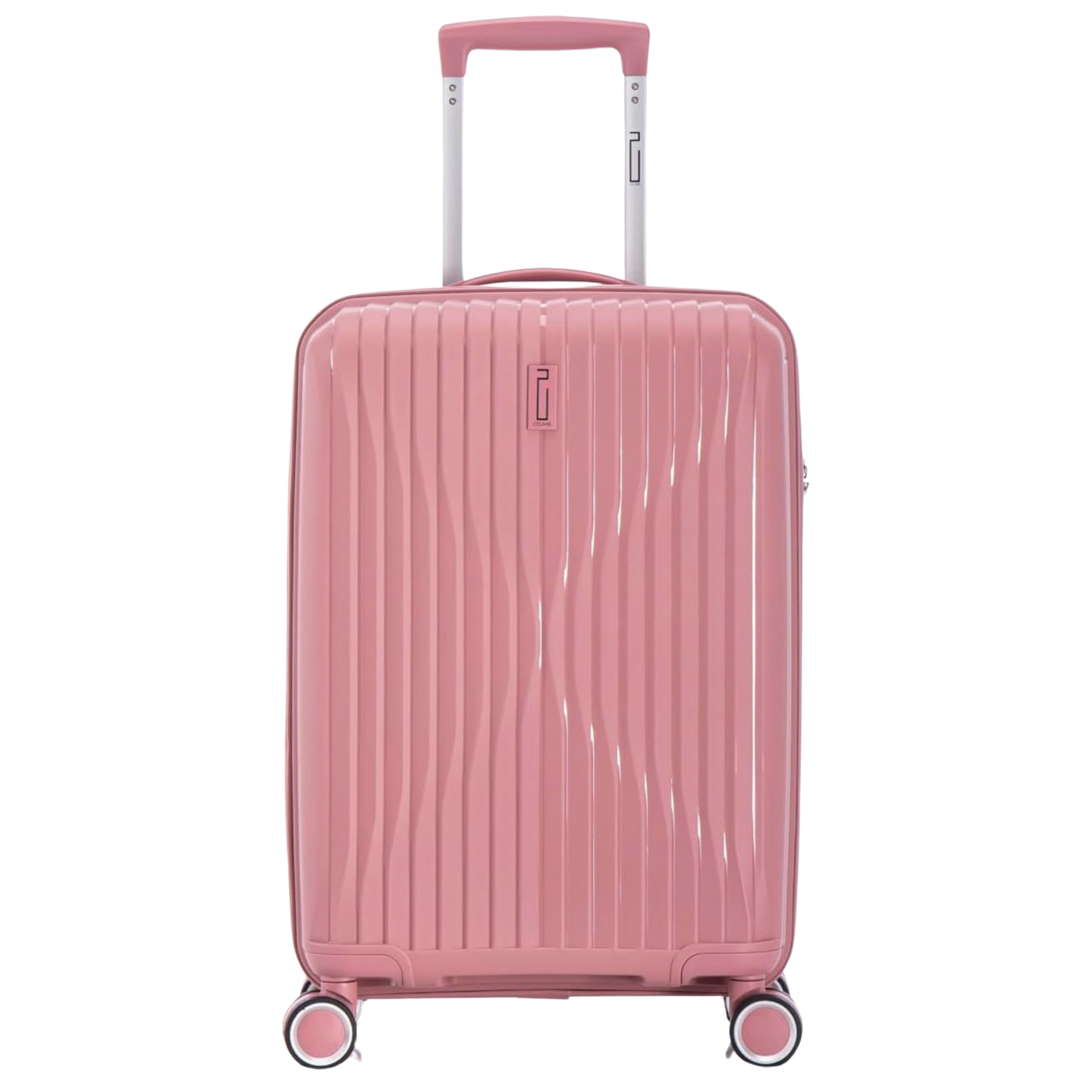 Valise Cabine Polypropylène | valise en polypropylène | 55x40x20 | Rose