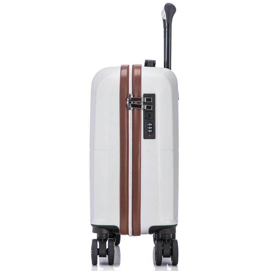 Valise Cabine Easyjet | 45x36x20 | Argent Sterling | ABS