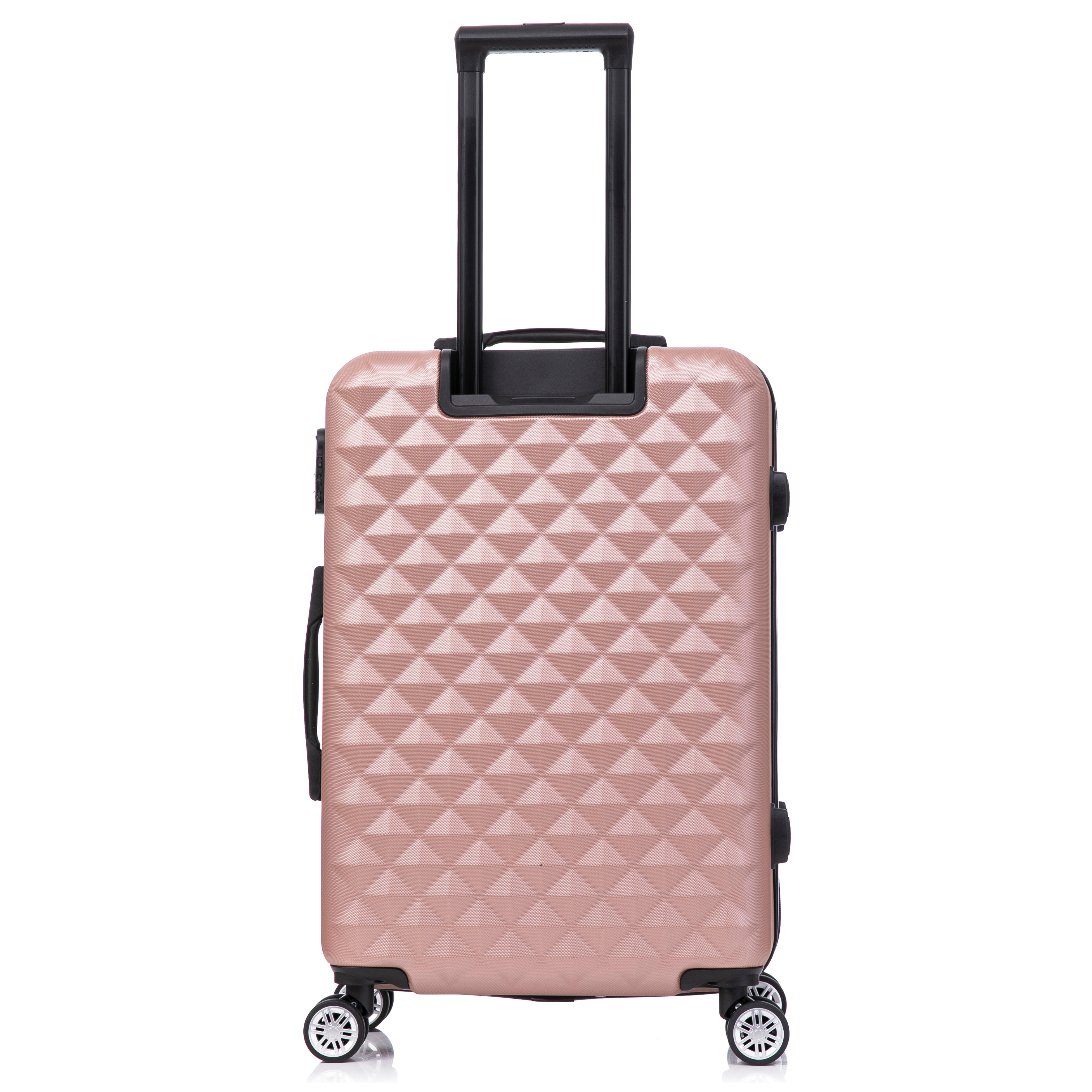 Mittlerer Stadtkoffer | Hartschalenkoffer | 65x40x25 | Roségold