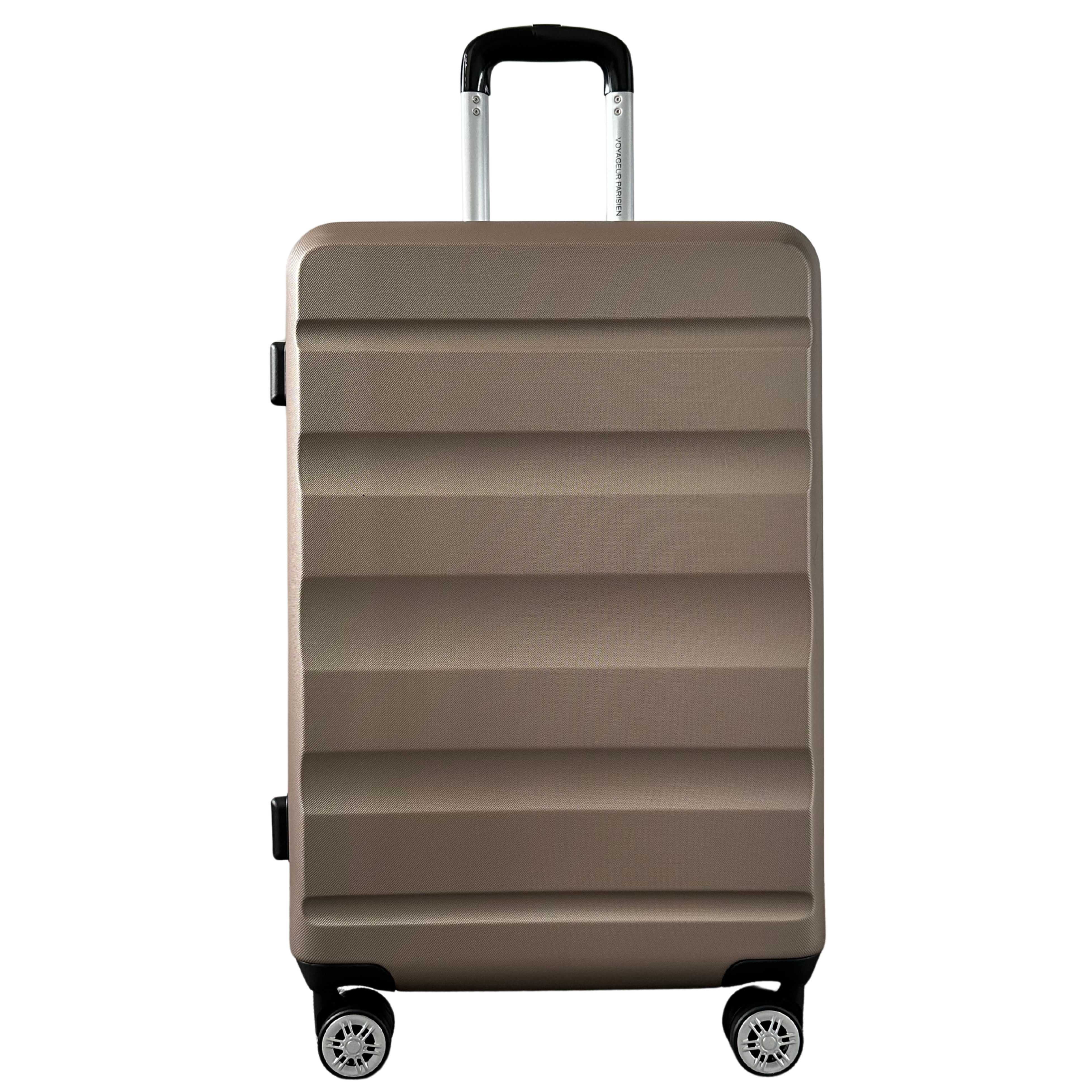 Valise Moyenne 65cm Voyageur Parisien | Cadenas | Double Roulettes | Légère et Rigide