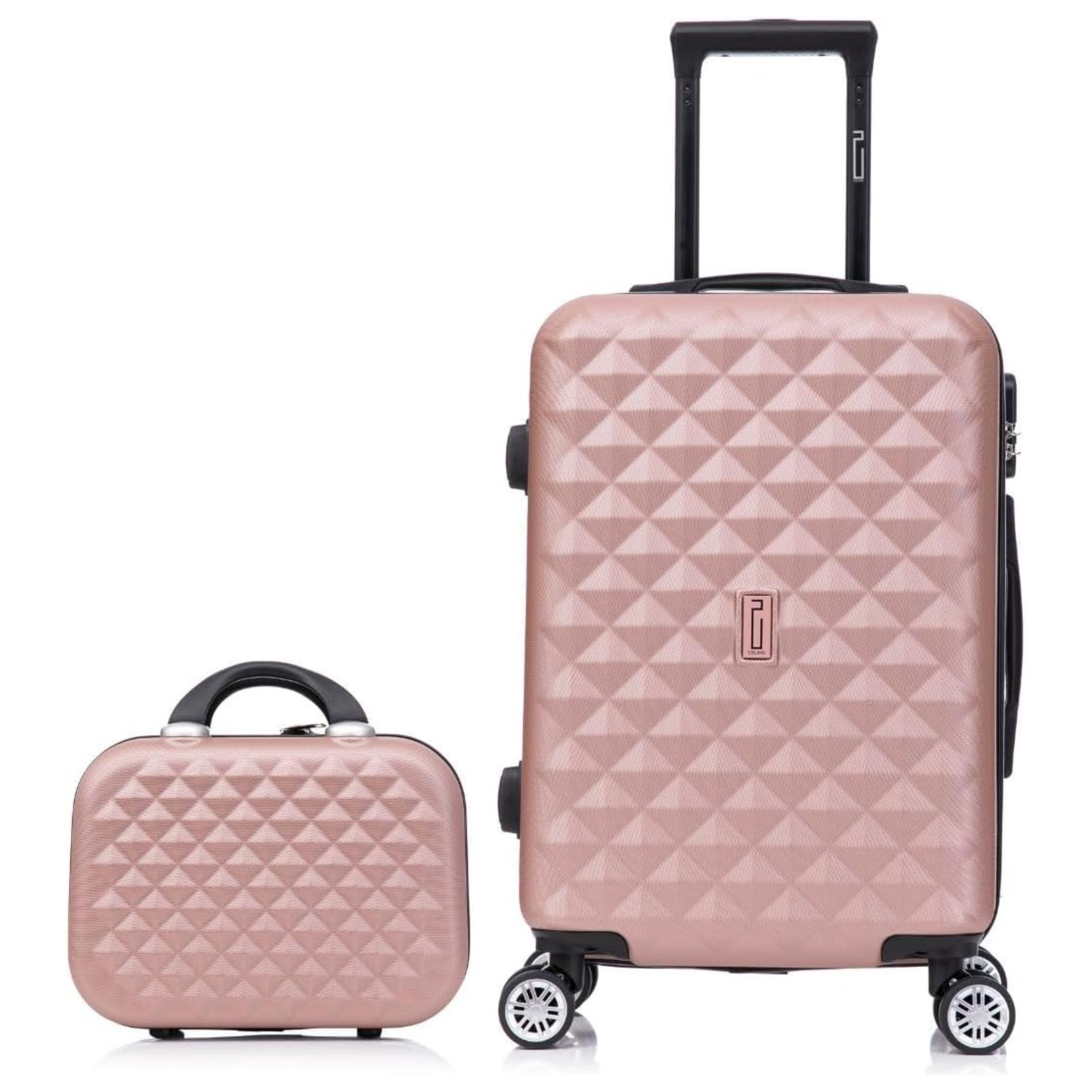 Cabin Luggage with Vanity Urban | Cabin Luggage | 55x40x20 | Rose Gold