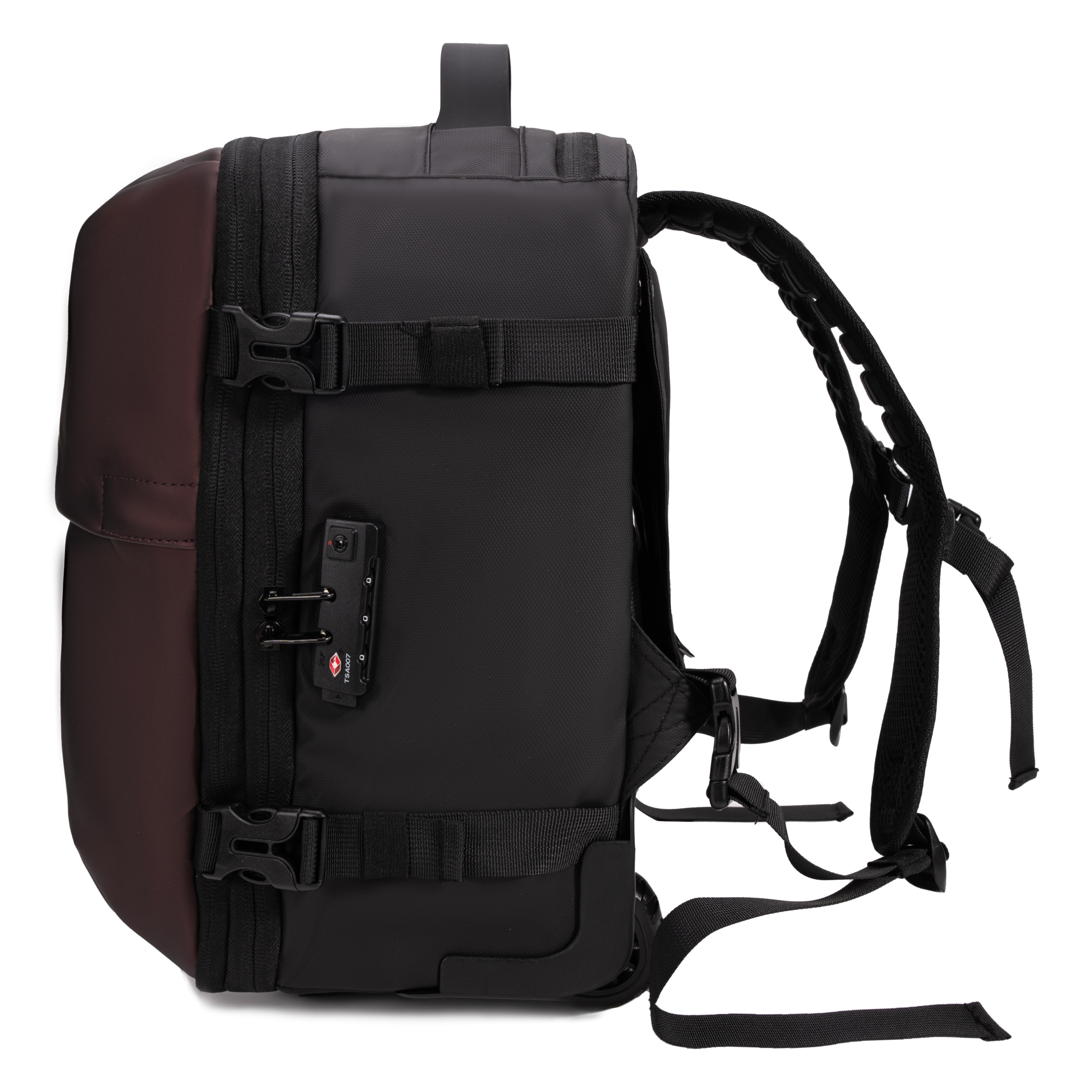 AirPlus Trolley – Sac à Dos Sous Vide 40x30x20 CELIMS avec Roues - Bagage à Main - Imperméable - Compartiment Ordinateur Amovible