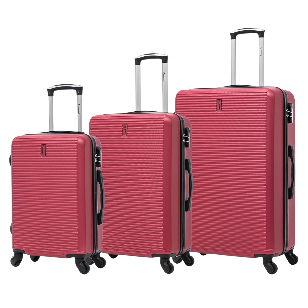 Set 3 Suitcases – Cabin Suitcase | Medium Suitcase | Large Suitcase – ABS