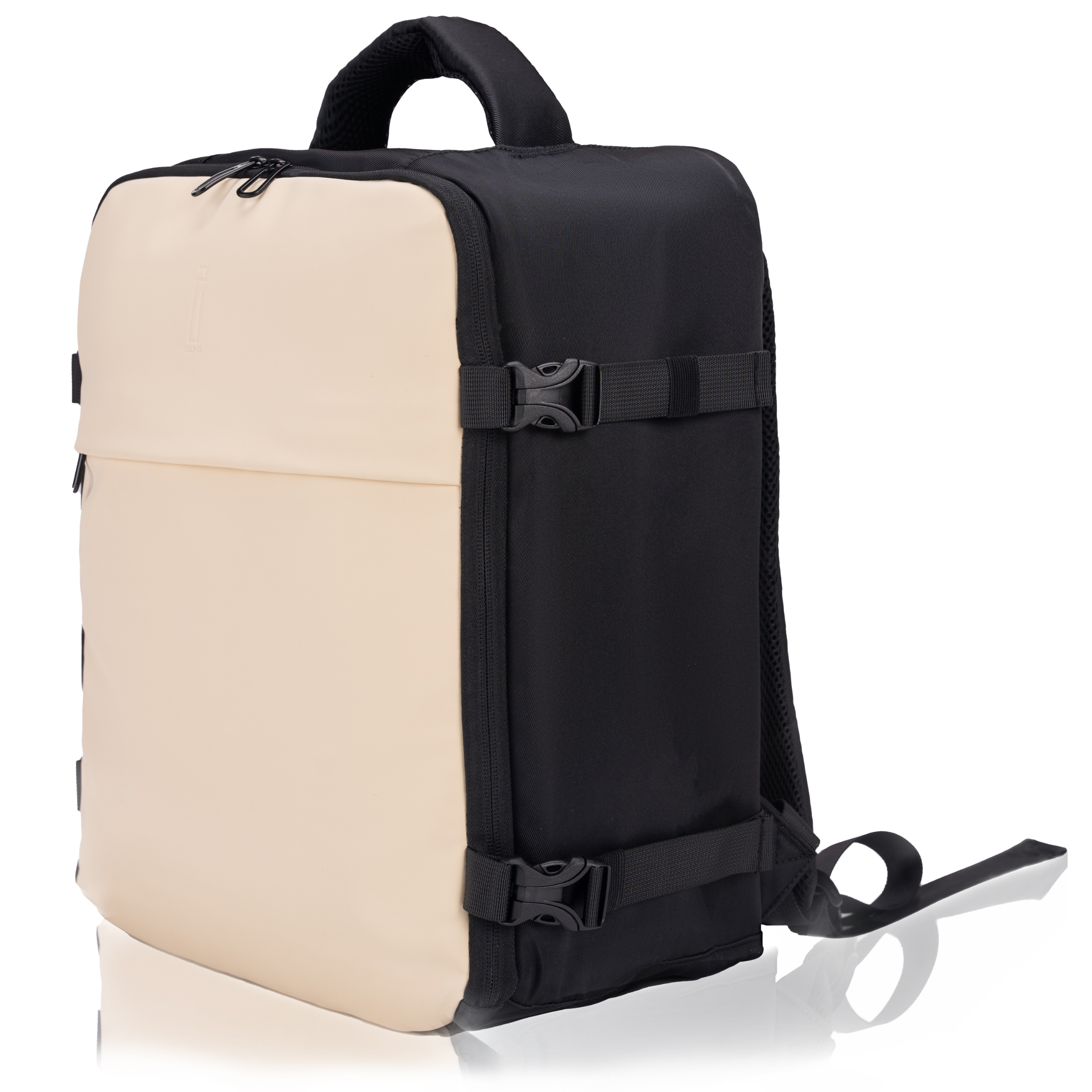 Mochila CELIMS sellada al vacío 40x30x20 - Equipaje de mano - Impermeable - Caqui