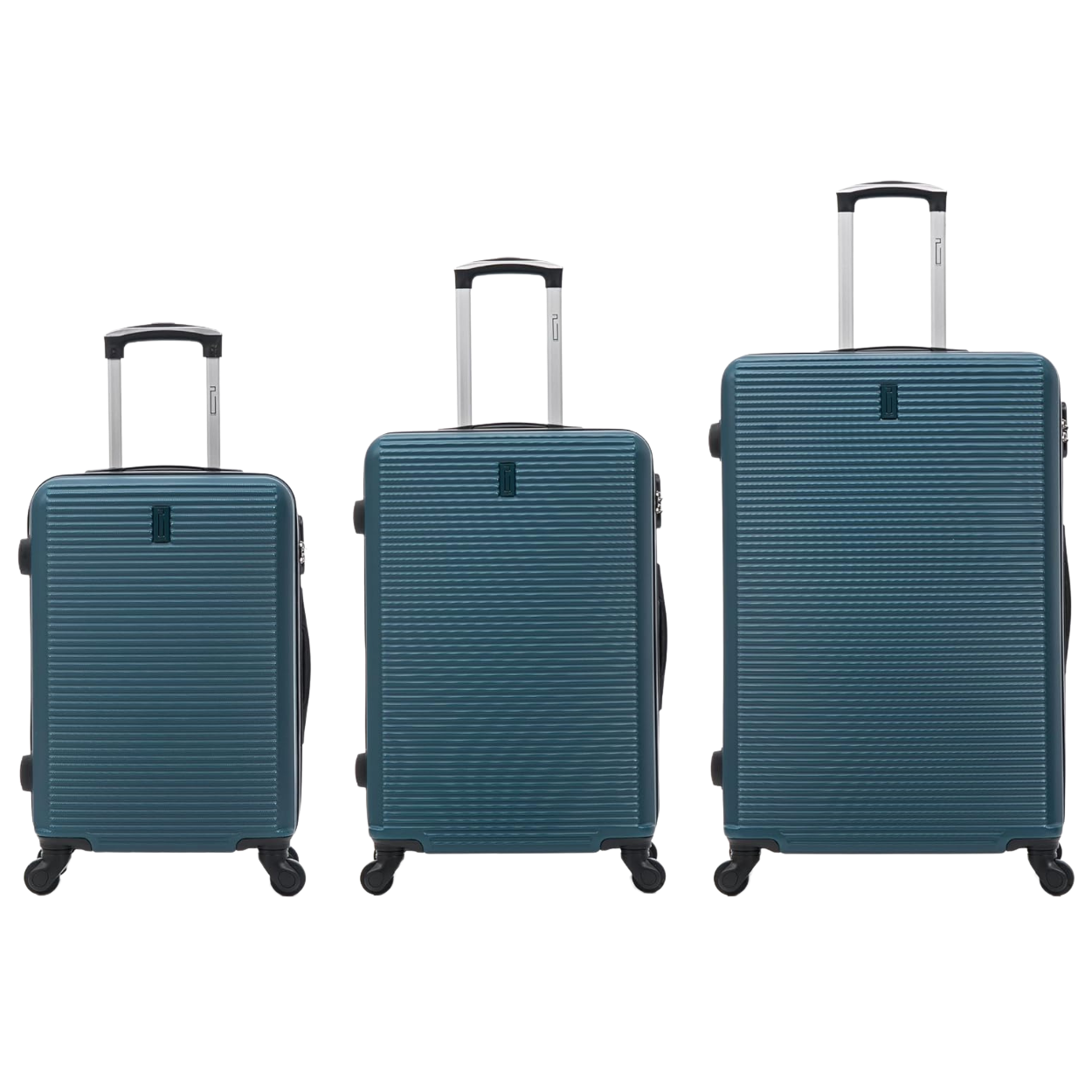 3 Piece Weekend Suitcase Set - Cabin Suitcase | Medium Suitcase | Large Suitcase - Green