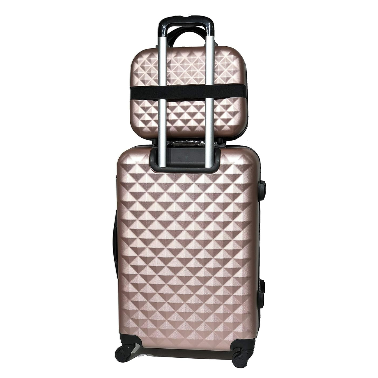 Valise Moyenne avec Vanity Urban | Valise Rigide | 65x40x25 | Rose Gold - Celims France