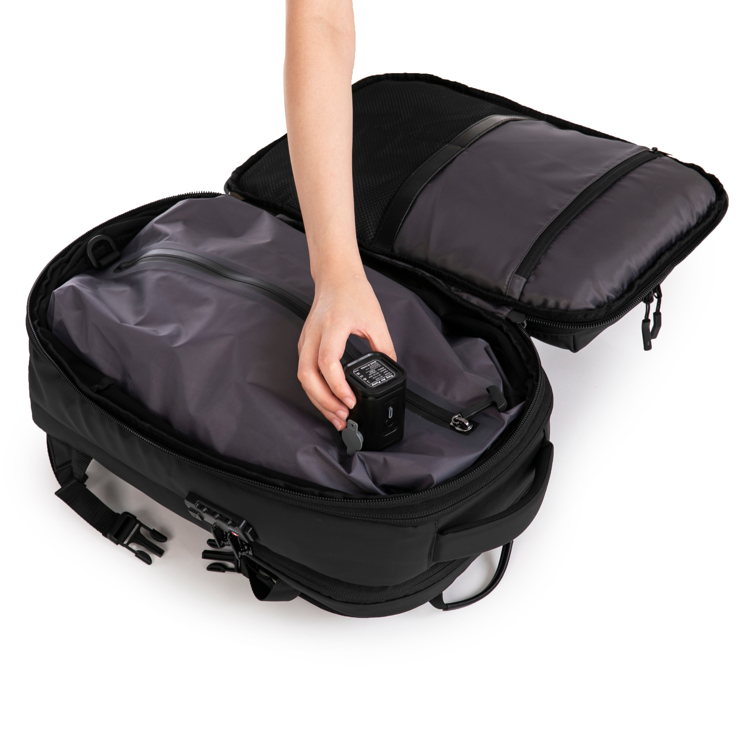 Mochila Compresible V2 – Con o sin bomba, bolsa de compresión incluida