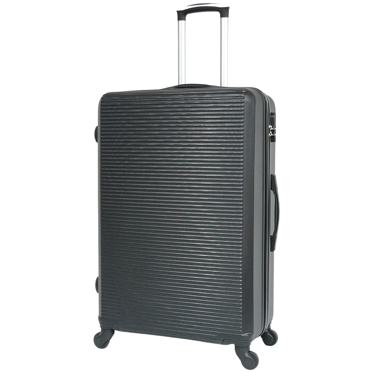 6-Piece Weekend Luggage Set | Cabin Suitcase | Medium Suitcase | Large Suitcase | 2x Vanity Cases – Black
