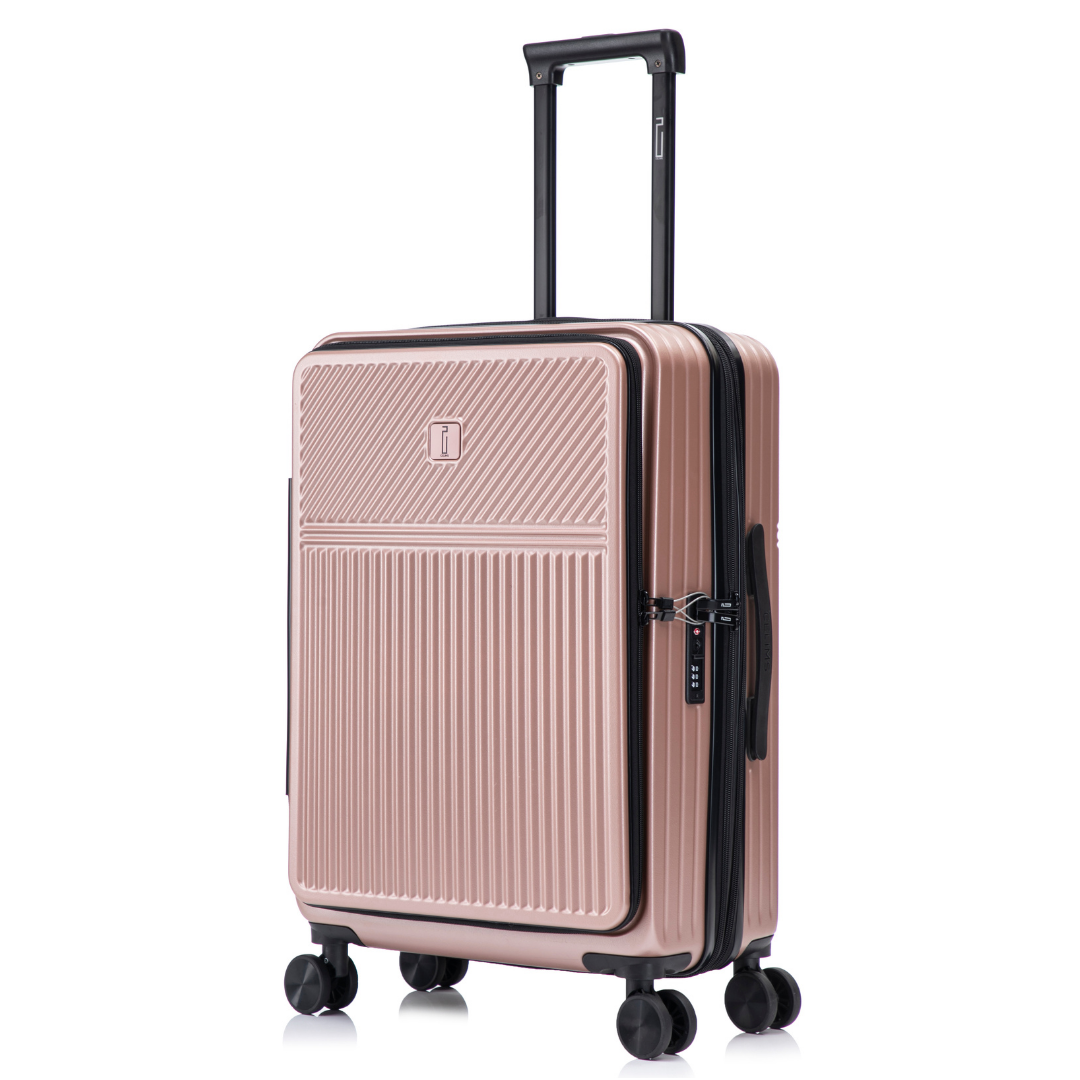 Valise Soute L (65 cm) ABS – Front Opening - Extensible & Serrure TSA