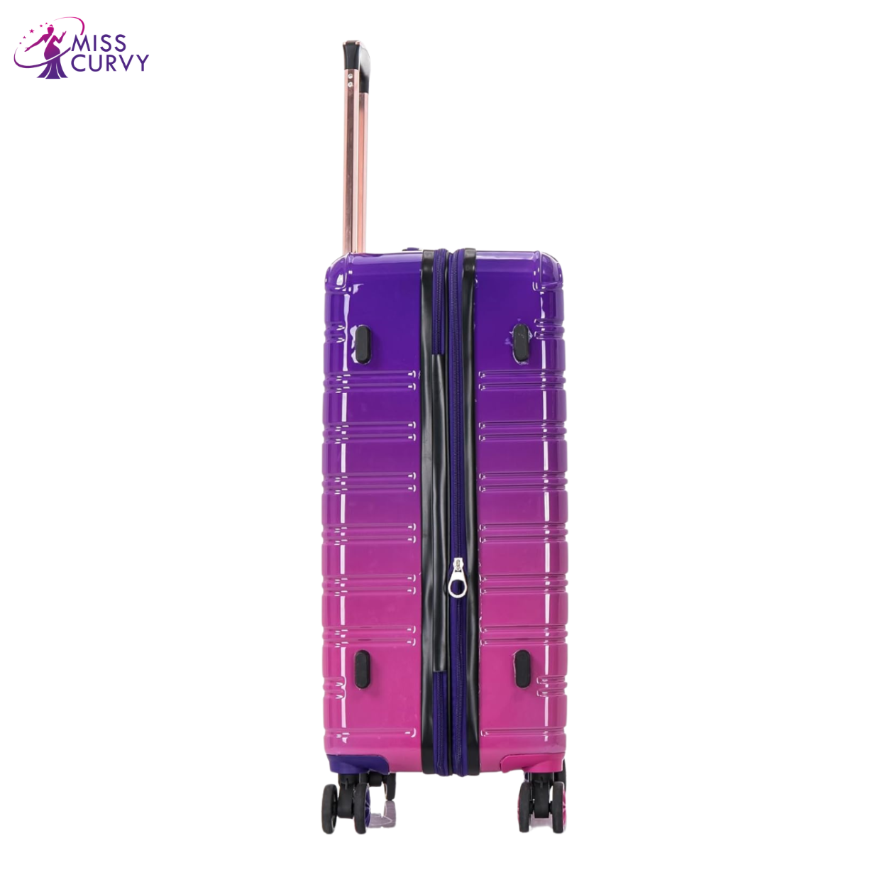 30” Large Suitcase Polycarbonate | 23 kg Checked Luggage | Turquoise Gradient