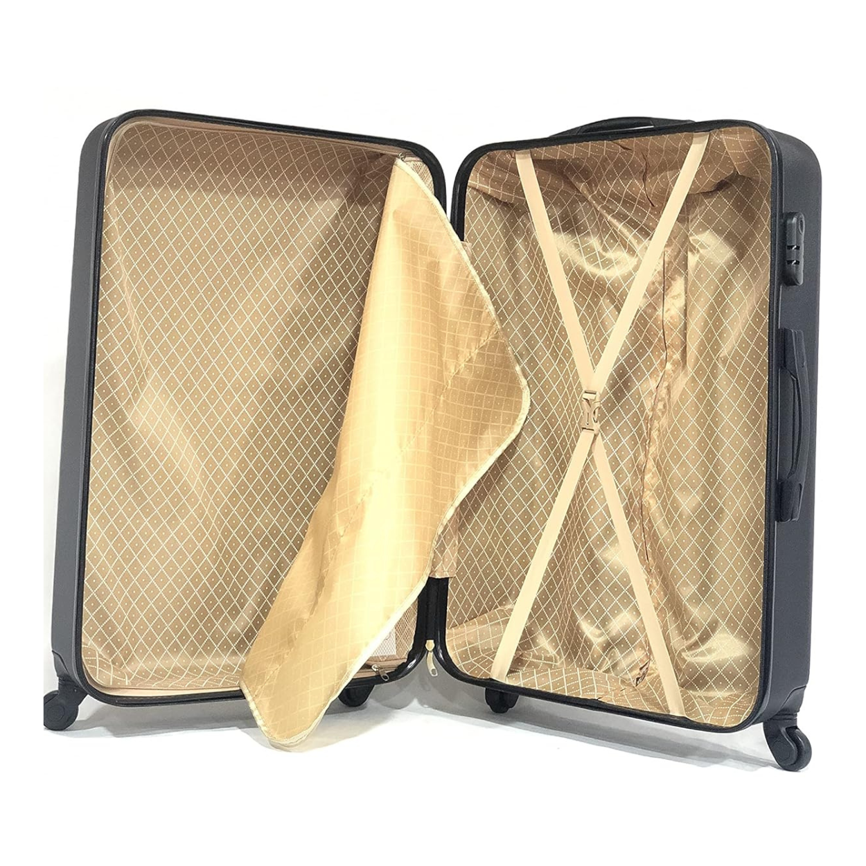 Set De Valise 6 pièces Urban | Valise Cabine | Valise Moyenne | Valise Grande | 2x Vanity – Noir - Celims France