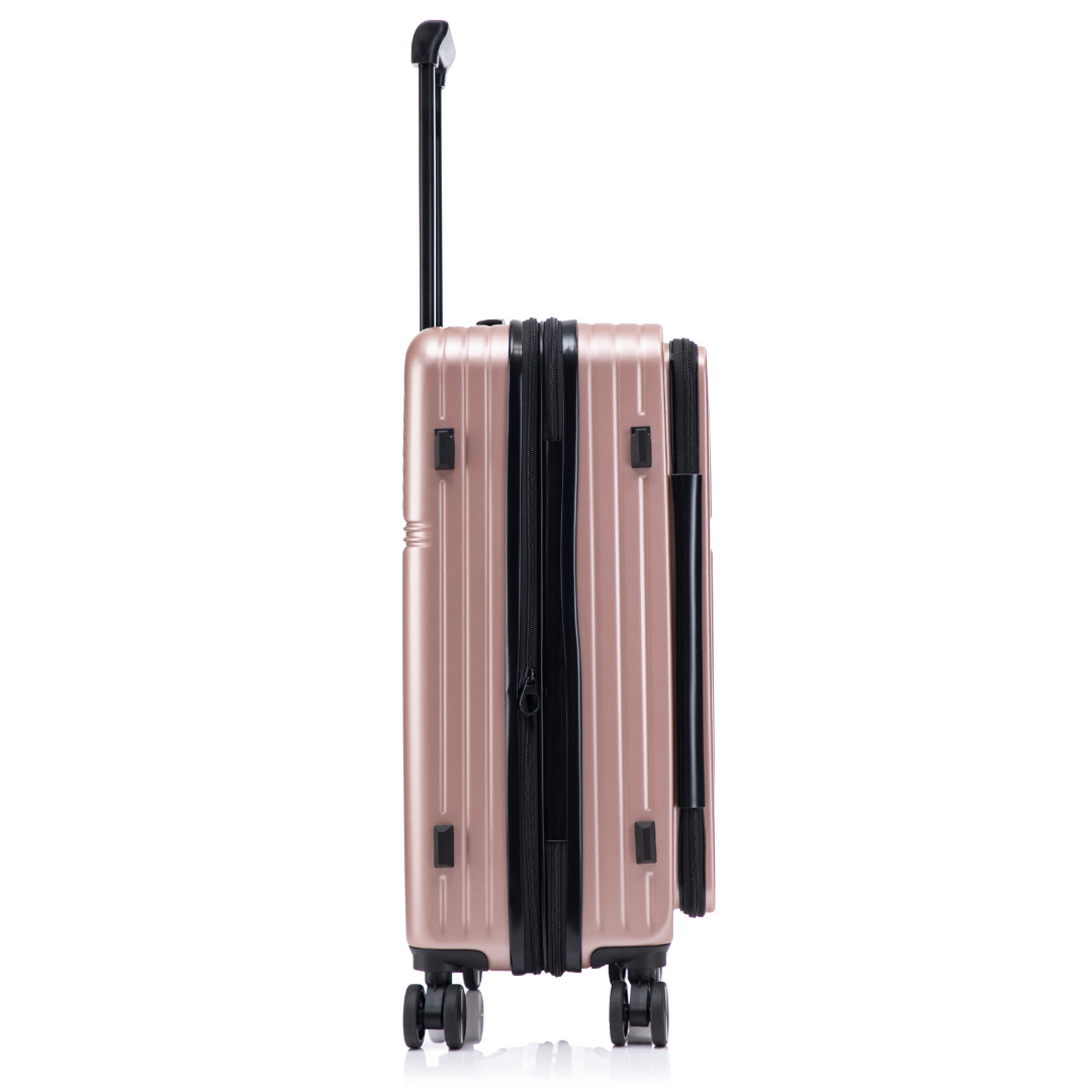 Valise Soute L (65 cm) ABS – Front Opening - Extensible & Serrure TSA