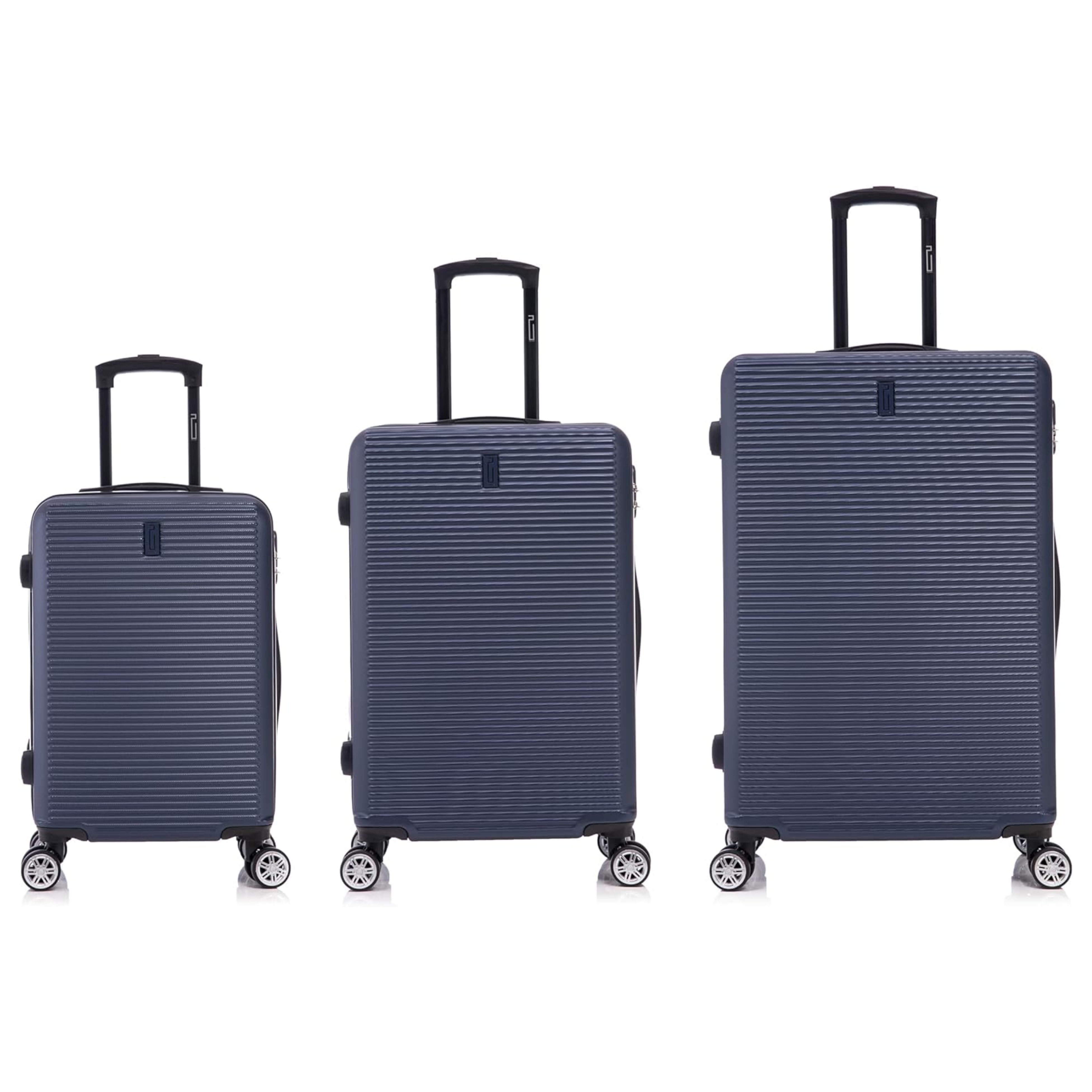 3 Piece Weekend Suitcase Set - Cabin Suitcase | Medium Suitcase | Large Suitcase - Green
