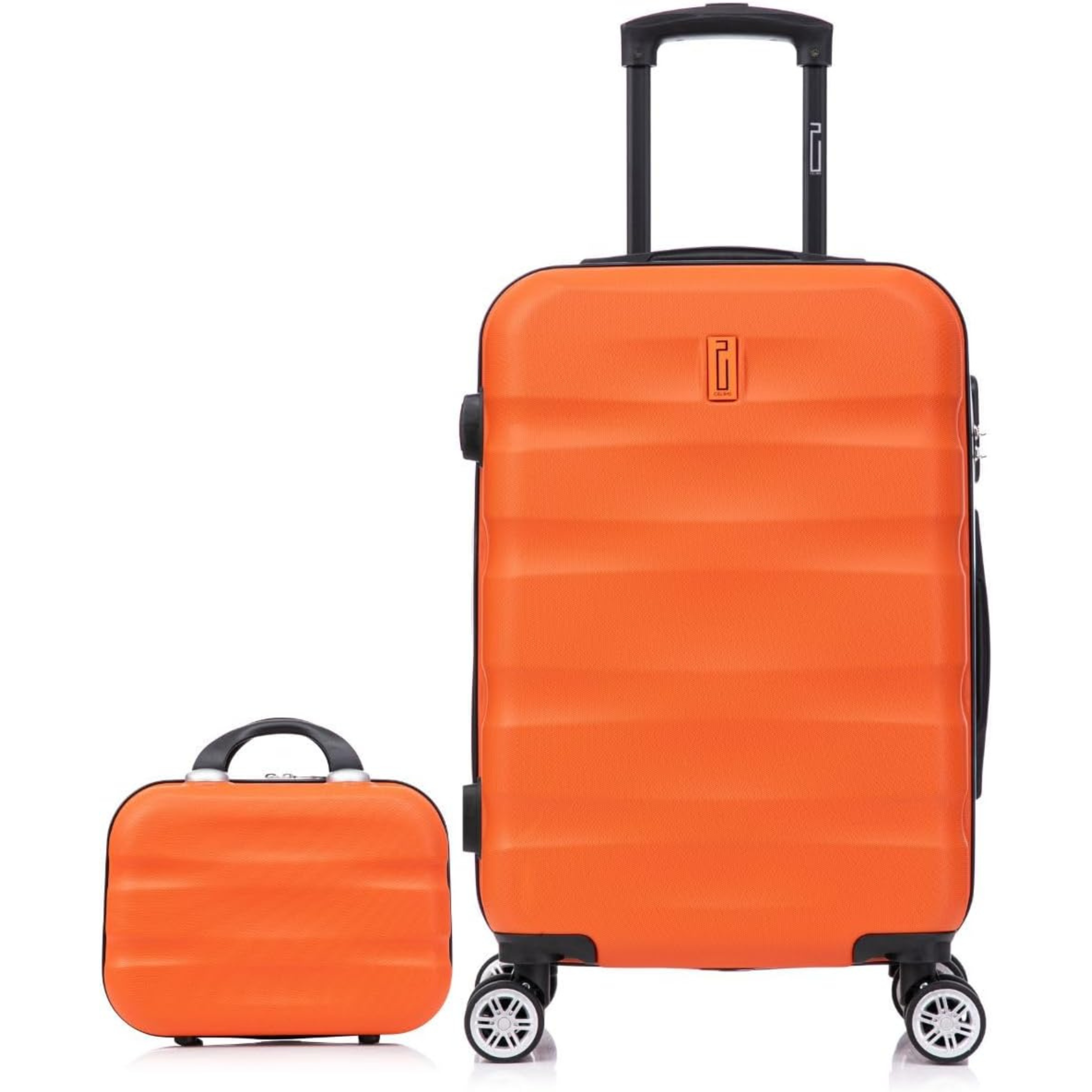 Maleta de cabina AeroWave | Equipaje de cabina | 55x35x25 | Naranja