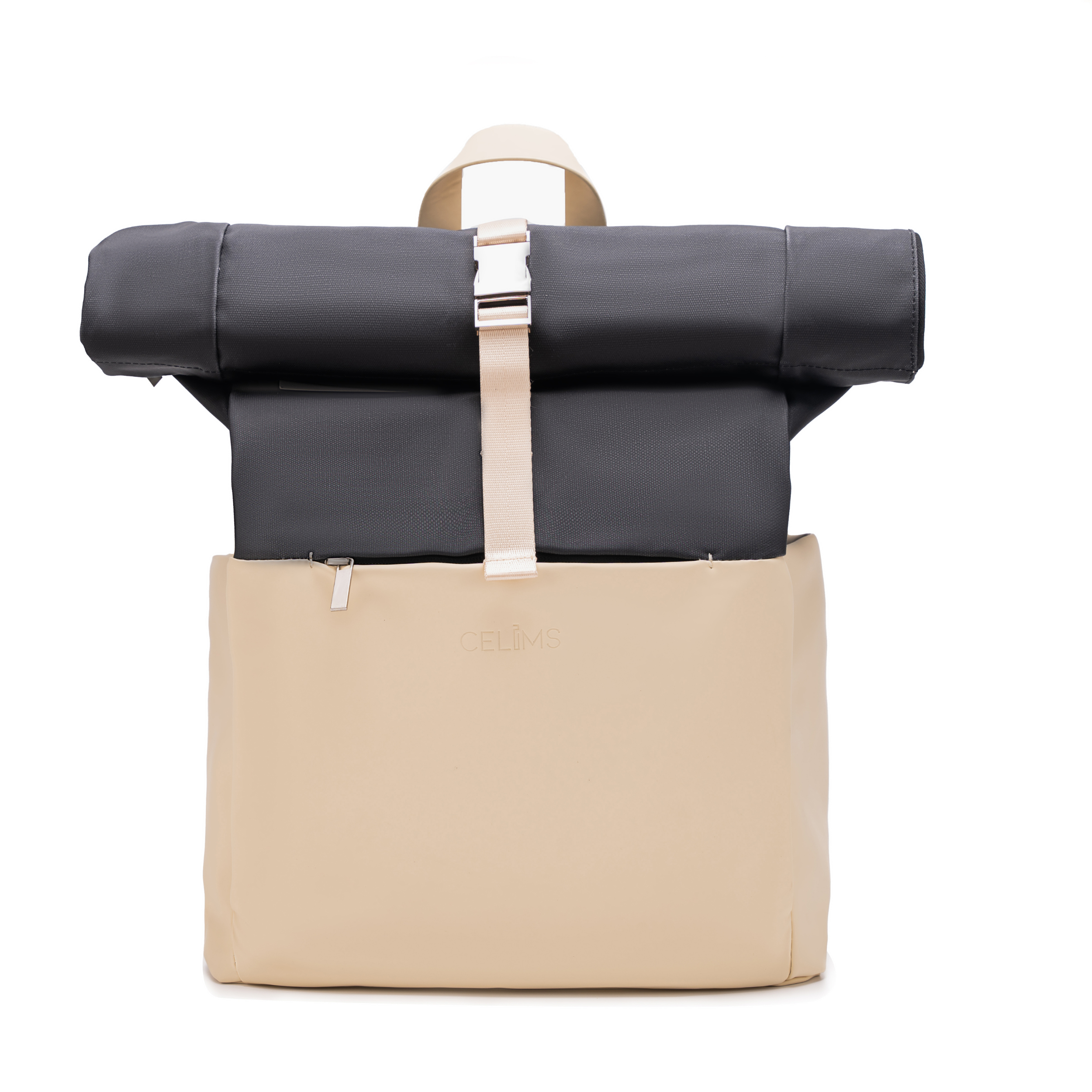 Sac à dos Roll-Top CELIMS - Bagage à Main 40x30x20cm - Imperméable & Ultra-Résitant - Vert