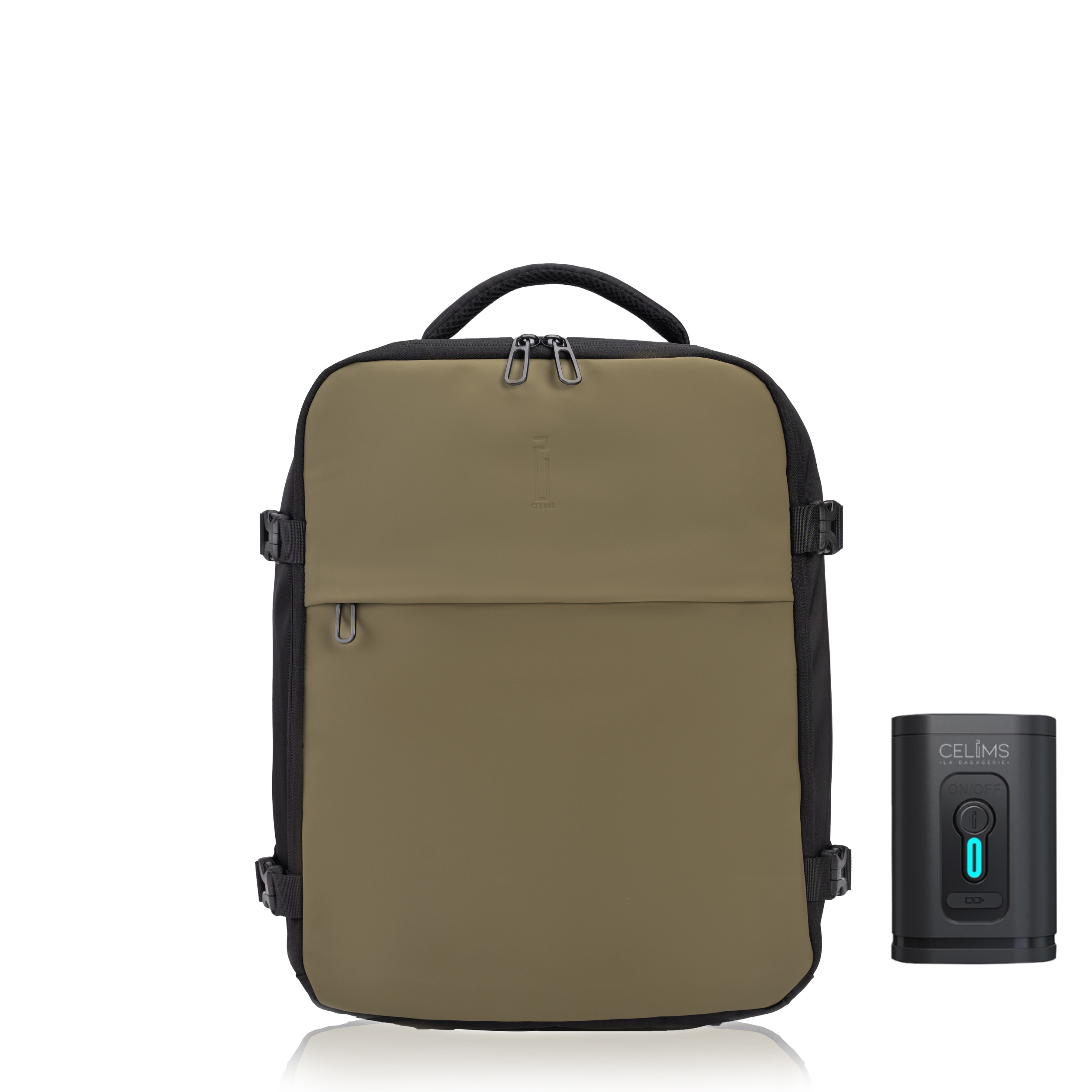 Mochila CELIMS 40x30x20 - Equipaje de mano - Impermeable - Negra