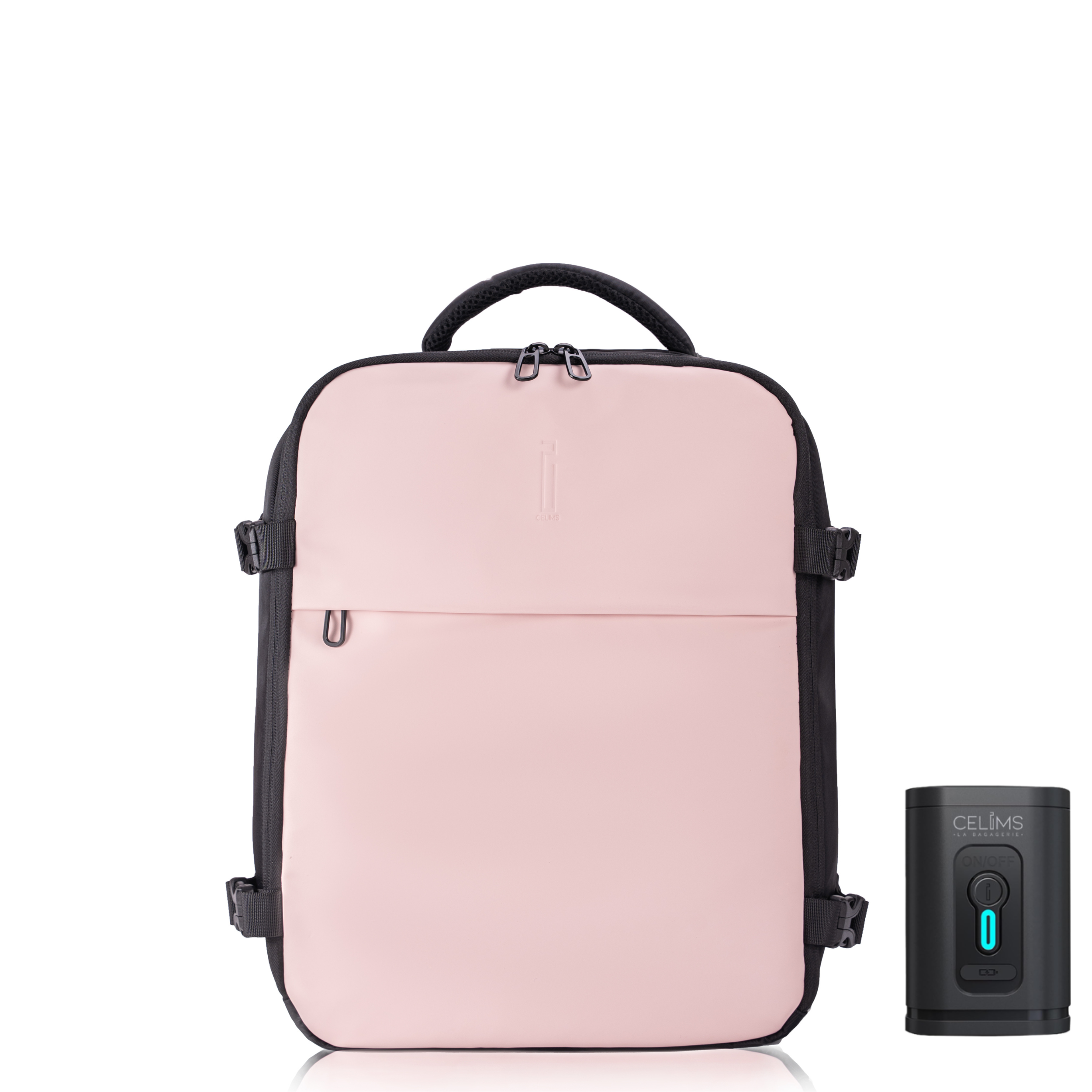 Mochila CELIMS 40x30x20 - Equipaje de mano - Impermeable - Negra