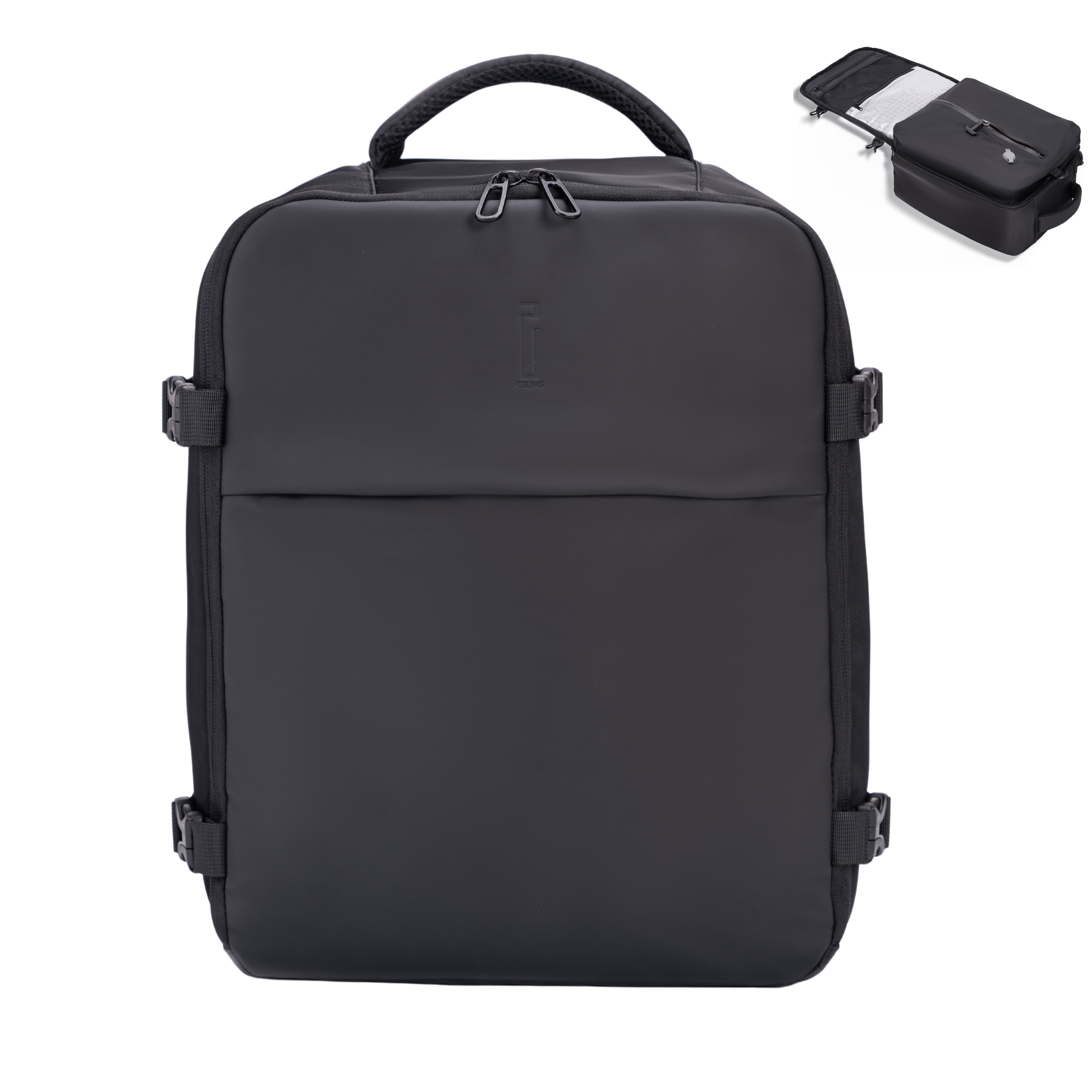 Mochila CELIMS sellada al vacío 40x30x20 - Equipaje de mano - Impermeable - Caqui