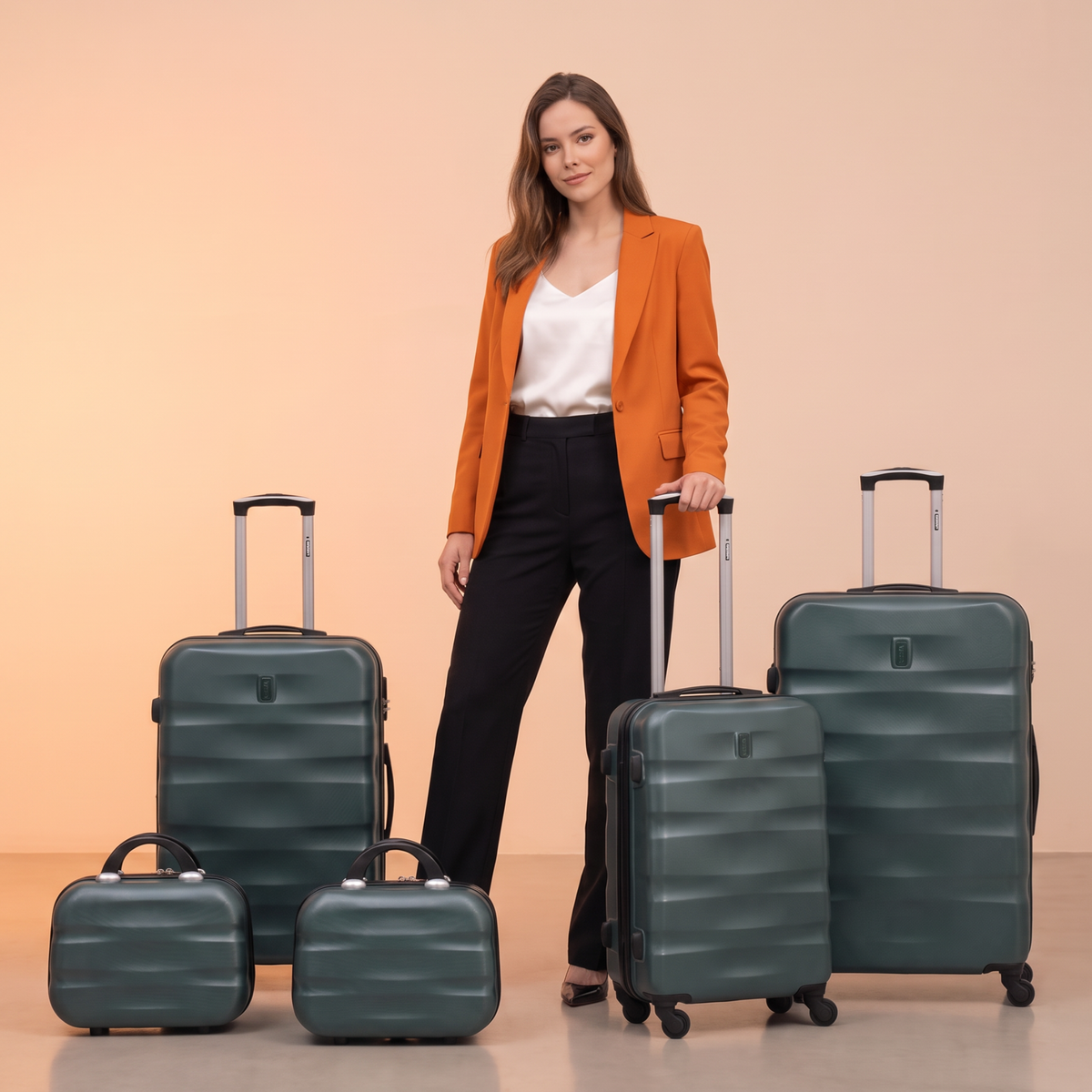 SET - Set 5 Valises - ABS (XL-75cm) (L-65cm) (S-55cm) r