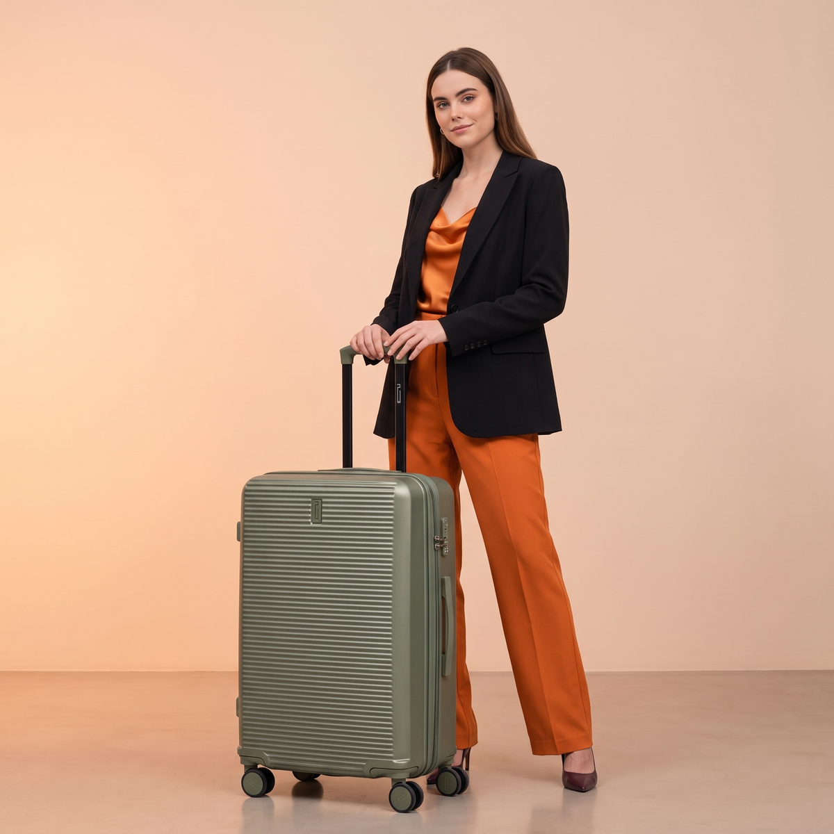 Maleta Facturada L (65 cm) ABS – Linea Premium – Expandible con Cerradura TSA