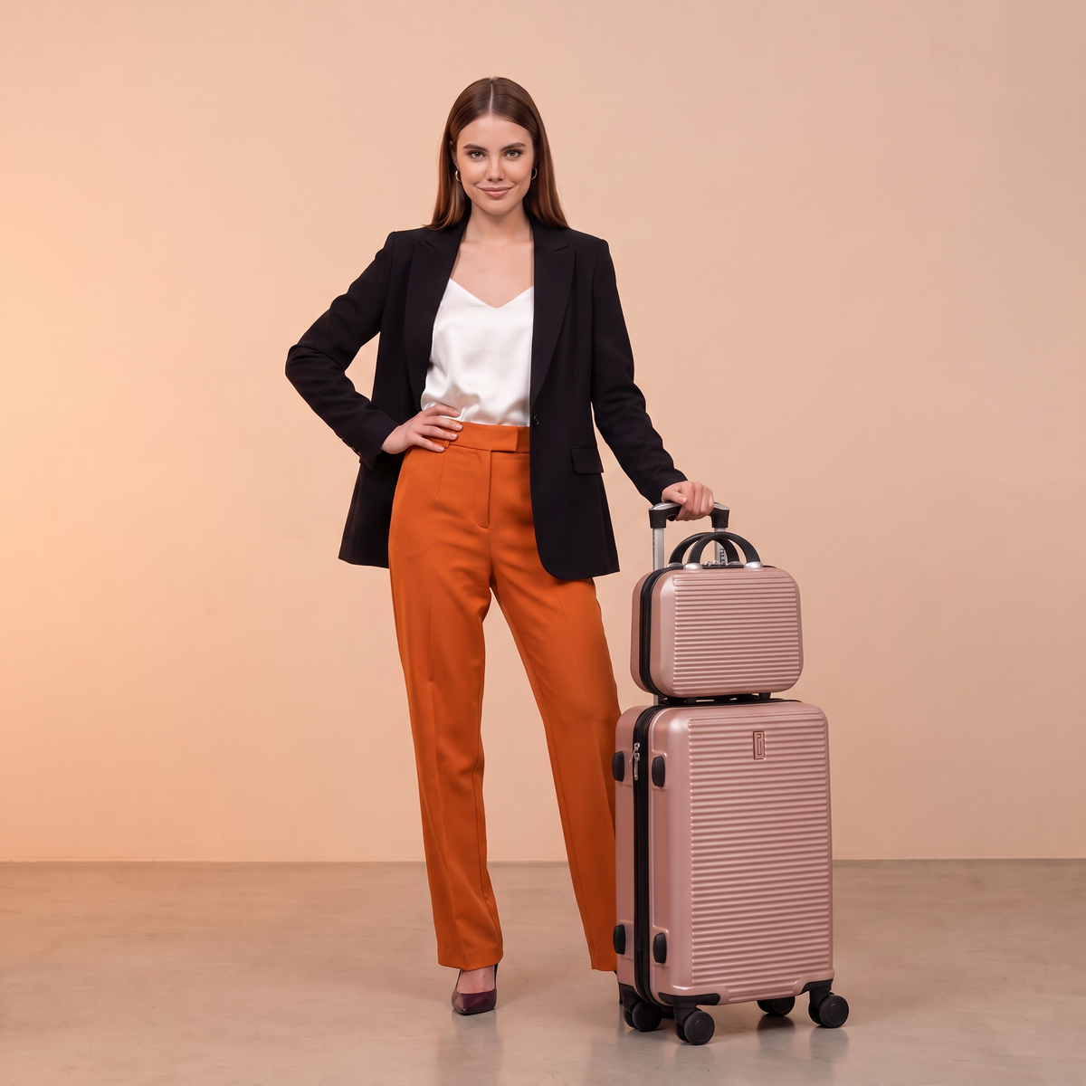 Maleta de cabina y tocador ABS - S (55 cm) (35 cm) 