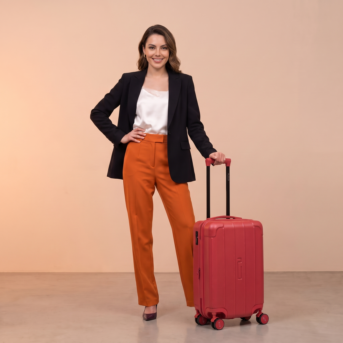 Valise cabine Trunk rigide S – 55 x 35 x 25 cm – Serrure TSA